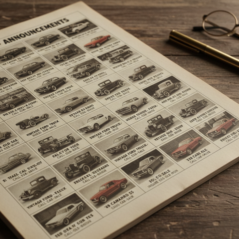 Classic Car Classifieds Magazine Interior